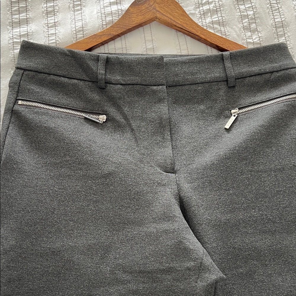 Stylish gray Trousers with Zipper Pockets, straight leg, never worn! - Picture 2 of 7